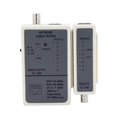 Фото: Кабельный тестер ST-248 BNC/RJ-11/12/45-1 Кабельный тестер ST-248 BNC/RJ-11/12/45-1