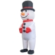 Надувной карнавальный костюм Снеговик